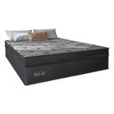 Ver imagem 4 de Cama Box Conjugado Casal com Colchão 138x78x188 Royal Black Gazin Cr35299 Chumbo Escuro