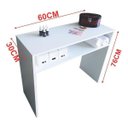 Ver imagem 3 de Mesinha para Manicure Branca em MDF 76x30cm