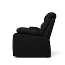 Ver imagem 4 de Sofá 3 Lugares Reclinável Retrátil 183cm Naaman Sintético Pu Preto K01 - D’Rossi