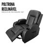 Poltrona Reclinavel Com Função Massagem 8 Pontos Aquecimento Vibração Timer Controle Até 110kg Impor - 9