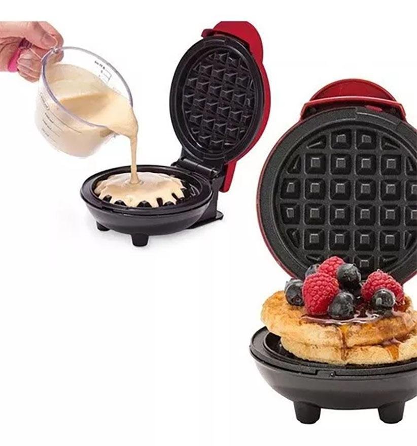 Máquina de Fazer Panqueca Waffle Elétrica 110v