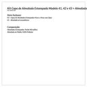 Ver mais imagens de Kit Capa de Almofada para Sala Azul Estampada Frase Kit 3 Unidades 45cm x 45cm + Almofada Nó Escandi