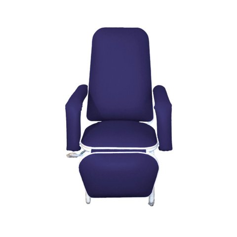 Poltrona Hospitalar Descanso Reclinável Standard Azul Marinho