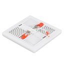 Ver imagem 4 de Plafon Led Infinity Borda Infinita Quadrado Embutir 24w 6000k 1920lm-gaya
