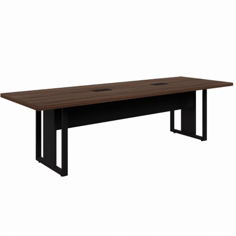 Mesa de Reunião Retangular Pé Quadro 270x90cm Linha Start Má