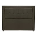 Ver imagem 3 de Cabeceira Estofada para Cama Box Queen 160cm Ravena Veludo - Sofa Store:veludo Marrom