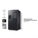 Ver mais imagens de Geladeira French Door Family Hub Rf27 564l Preta 3 Portas 110v Rf27cg5910b1az