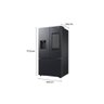 Geladeira French Door Family Hub Rf27 564l Preta 3 Portas 110v Rf27cg5910b1az - 10