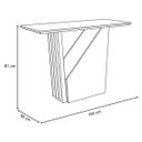 Ver imagem 4 de Mesa de Jantar Redonda 6 Lugares 160cm Venetti N02 Ypê/Off White - Mpozenato