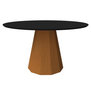 Mesa de Jantar Isis 1,35X1,35 Ype/Preto New Ceval