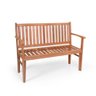 Banco Jardim 2 Lugares Premium Madeira de Lei Área Externa - 1