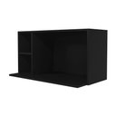 Ver imagem 7 de Suporte Microondas Aéreo 81cm com Nicho Adega Miami Preto - Lumil