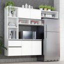 Ver imagem 2 de Cozinha Compacta Sol 5 Portas 1 Gav Branco