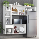 Ver imagem 3 de Cozinha Compacta Sol 5 Portas 1 Gav Branco