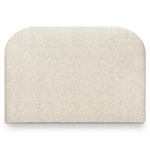 Cabeceira Painel Suspenso Solteiro 100 cm Alana Organica Boucle Bege Artte