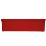 Calçadeira Baú Estofada Mel 140cm Casal com Capitonê Suede Vermelho - 3
