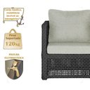 Ver imagem 4 de Mesa Centro e 4 Poltronas Madri Corda Náutica Estofado 3 Trama Original