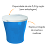 Porta Ração com Tampa Redondo Canister até 3,5 Kg Furacão Pet Canister Redondo com Tampa até 3,5kg A - 6