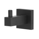 Ver imagem 2 de Kit 2 Porta Toalha Cabide Preto/black para Banheiro Quadrado