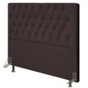 Ver imagem 1 de Cabeceira Cama Box Casal Queen 160cm Diamante D10 Corano Marrom - Mpozenato