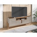 Ver imagem 3 de Rack para Tv Lizz 1,90m Off White/cedro - Casa D
