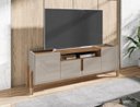 Ver imagem 3 de Rack para Tv Lizz 1,90m Off White/cedro - Casa D