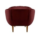 Ver imagem 3 de Poltrona Decorativa Marcela Veludo Marsala