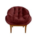 Ver imagem 5 de Poltrona Decorativa Marcela Veludo Marsala