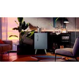 Frigobar Brastemp Retrô 76 Litros Blue Zircon - Bra08hw 220v - 6