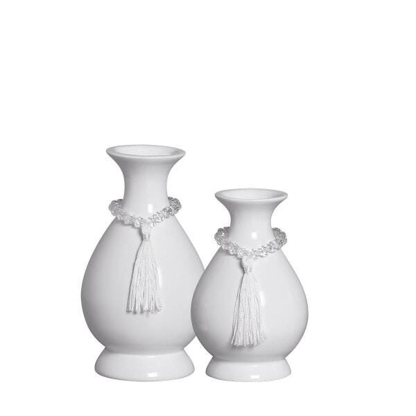 Dupla De Vasos Da Linha Bella Para Decoração. - 1