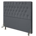 Ver imagem 1 de Cabeceira Cama Box Casal Queen 160cm Diamante D10 Suede Cinza - Mpozenato