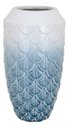 Ver imagem 1 de Vaso Decorativo Enfeite Casa Cerâmica 28x14x14cm Azul