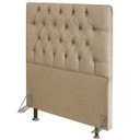 Ver imagem 1 de Cabeceira Cama Box Solteiro 90cm Diamante D10 Linho Bege - Mpozenato