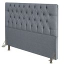 Ver imagem 1 de Cabeceira Cama Box Casal 140cm Diamante D10 Linho Cinza - Mpozenato