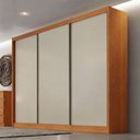 Ver imagem 4 de Guarda Roupa Casal Lôgan 3 Portas 4 Gavetas Cinamomo Fendi - Novo Horizonte