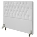 Ver imagem 1 de Cabeceira Cama Box Casal 140cm Diamante D10 Corano Branco - Mpozenato