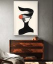 Ver imagem 1 de Canvas para Quadro Decorativo Mulher Design Moderno 0,70 X 1,00m