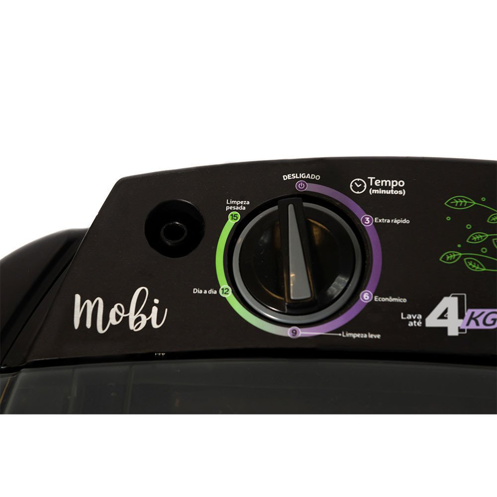 Maquina de Lavar Roupas Praxis 4 KG 380W 5 Modos Mobi - 9