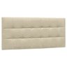Cabeceira Painel Cama Box Casal Queen 160cm Sleep Suede D05 Bege - Mpozenato - 1