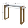 Aparador New Vidro Temperado Seguro Hall Entrada Sala Buffet:off White - 3