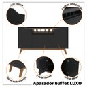 Ver imagem 2 de Buffet Luxo 4 Portas com Adega