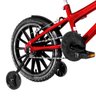 Bicicleta Infantil Masculina Aro 16 Nylon Vermelha e Preta - 7