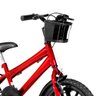Bicicleta Infantil Masculina Aro 16 Nylon Vermelha e Preta - 6