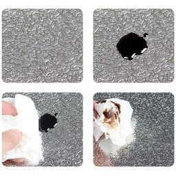 Papel Adesivo Lavável Forro de Fogão repele óleo água - 4
