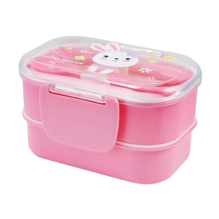 Pote P/ Lanche de 2 Andares Infantil 400ml Jacki Design - Pimpolho:rosa - 2