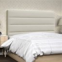 Ver imagem 2 de Cabeceira Quarto Casal King Greta 195cm Corano Bege - D'Monegatto