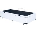 Ver imagem 2 de Cama(Baú Solteiro+Colchão D33) 88x188x17 Sintético Branco