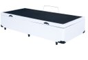 Ver imagem 2 de Cama(Baú Solteiro+Colchão D33) 88x188x17 Sintético Branco