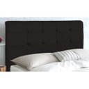 Ver imagem 2 de Cabeceira de Casal Queen 160cm Luna I02 Suede Marrom - Mpozenato