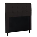 Ver imagem 1 de Cabeceira de Casal Queen 160cm Luna I02 Suede Marrom - Mpozenato